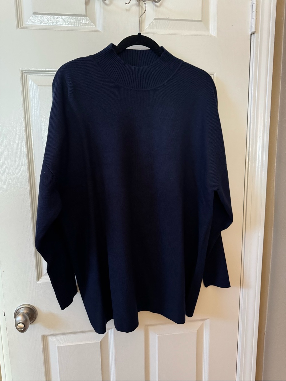 Lane Bryant Navy Mock Neck Women's Sweater